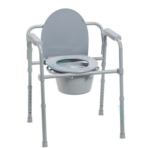 Silla con orinal para personas con movilidad reducida - MGE-CW36 - Medige International Industries - con reposabrazos / con cubo / con respaldo alto