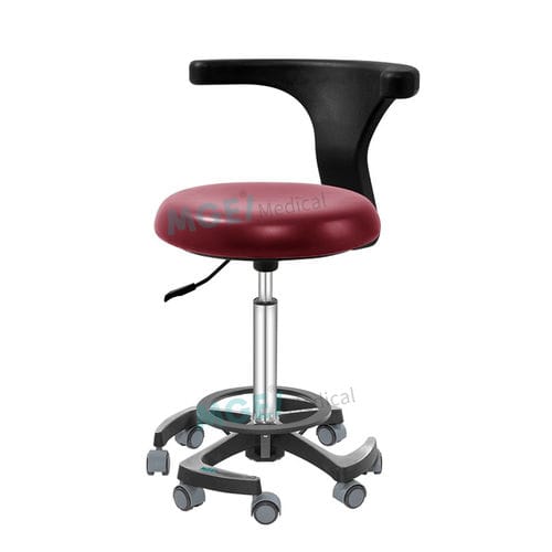 Silla de médico móvil - MGE-CWH3 - Medige International Industries - de altura variable / de acero inoxidable / neumática