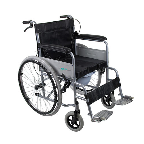 Silla de ruedas manual - MGE-MWM2 - Medige International Industries - de interior / de altura regulable / con orinal