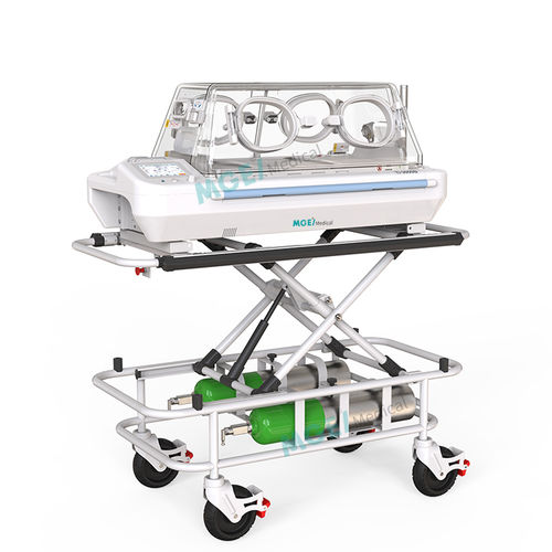 Incubadora neonatal para transporte - MGE-BN2DT - Medige International Industries - con ruedas / de altura variable