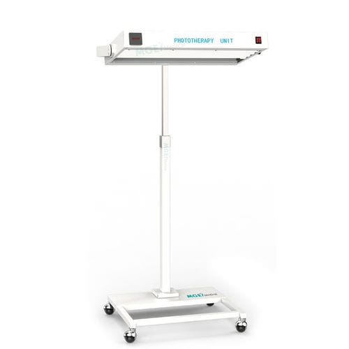 Lámpara de fototerapia neonatal - MGE-BP4A - Medige International Industries - con ruedas / de luz azul