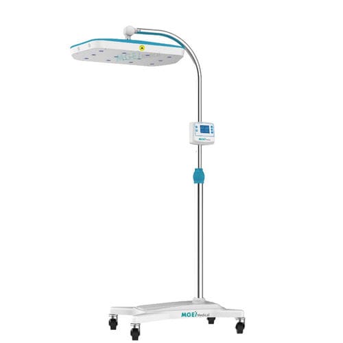 Lámpara de fototerapia neonatal - MGE-BN5AD - Medige International Industries - con ruedas / de luz azul