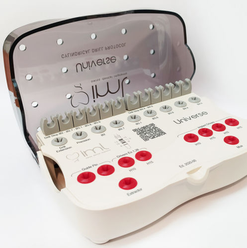 Kit de instrumentos para implantología dental - UNIVERSE CD BOX FOR SURGICAL INSTRUMENTS - IML Swiss Dental Implants