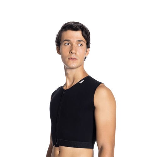 Chaleco de compresión para el cuidado posoperatorio - CM03 - Lipoteks - para hombre / L / M