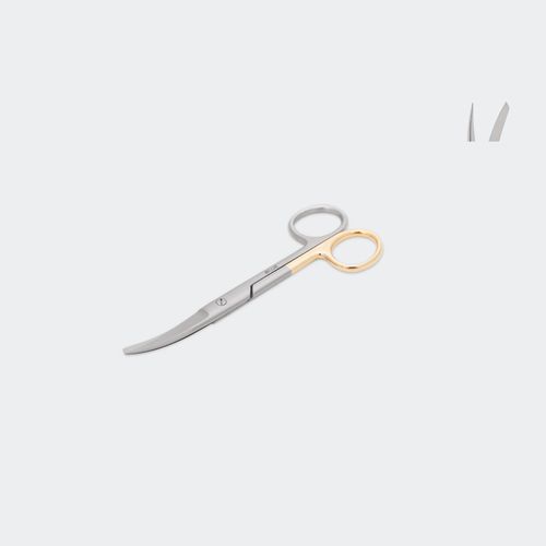 Tijera para cirugía - TCMTAR145C - Blue Surgical Instruments - veterinaria / curvada