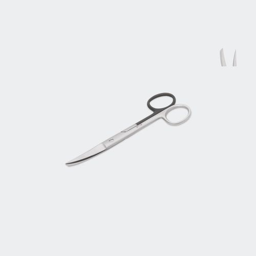 Tijera para cirugía - TCAR145CE - Blue Surgical Instruments - veterinaria / curvada