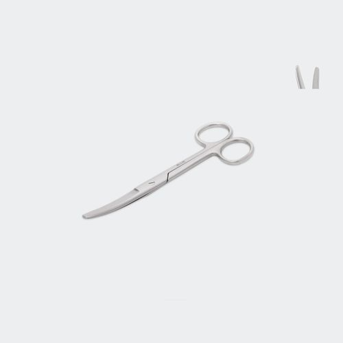 Tijera para cirugía - TCRR145C - Blue Surgical Instruments - veterinaria / curvada