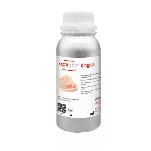 Material dental de resina - optiprint gingiva 2.0  - Dentona AG - para impresión en 3D / gingival / fotopolimerizable