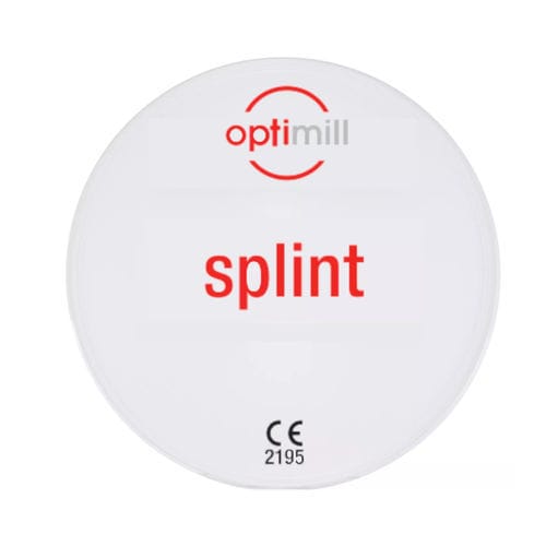 Material dental de poliamida - optimill splint - Dentona AG - para restauración dental / para férulas terapéuticas / transparente