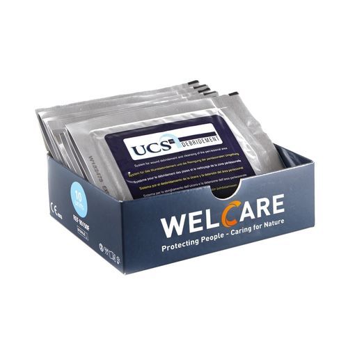 Compresa de gasa de viscosa - UCS® - WELCARE INDUSTRIES S.p.A. - estériles