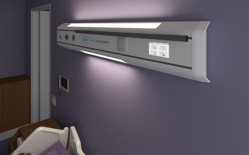 Unidad médica de cabecera de pared - N270 e-Health - ITEM OXYGEN - para habitación de pacientes / personalizable