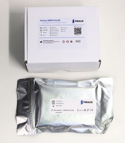 Kit de prueba insuficiencia cardíaca - MMP-9 - FIRALIS GROUP - por plasma / ELISA / liofilizado