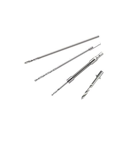 Broca para cirugía ortopédica - T17972 - MPS Precimed - de acero inoxidable / de corte / recta
