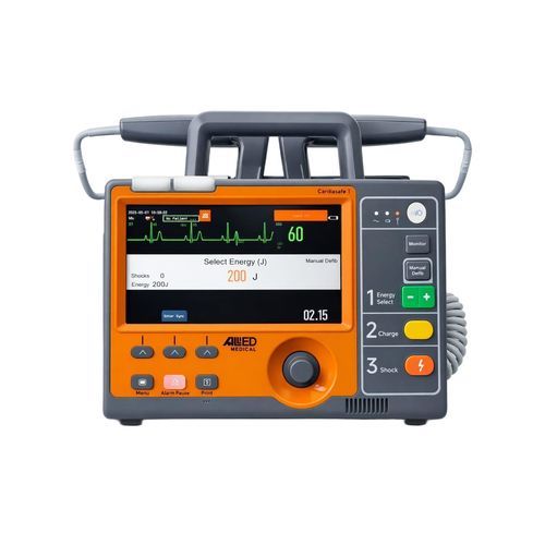 Desfibrilador externo manual - Cardiasafe I - Allied Medical Limited - con monitor de ECG / bifásico