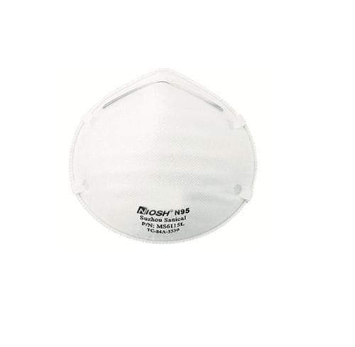 Mascarilla N95 - MS6115L - MediVena Sp. z o.o. - sin látex / de polipropileno / sin válvula