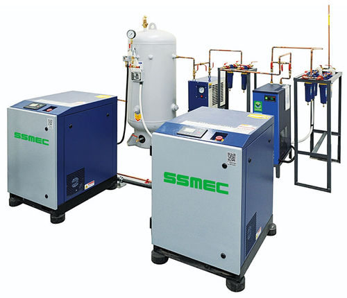 Compresor de aire médico - SSMEC-AS series - Samsung Medi Engineering - scroll / modular / sin aceite