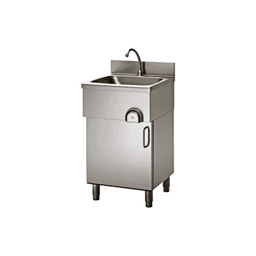 Fregadero médico - OR-L107 - LASA - 1 estación / de acero inoxidable / en mueble