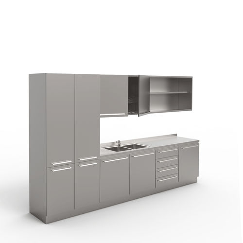 Plataforma de trabajo de laboratorio - ML-L400 - LASA - para clínica veterinaria / de esterilización / para laboratorio dental