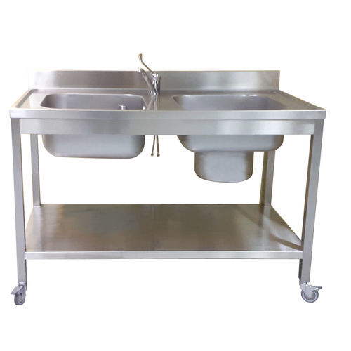 Estación de trabajo de laboratorio con ruedas - ML-L190 - LASA - con fregadero