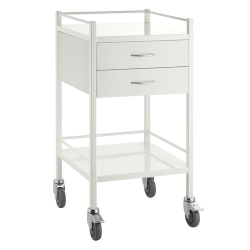 Carro médico - PCT02 - Pacific Medical - de uso general / para transporte / 2 estantes
