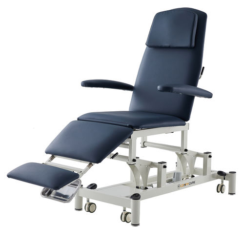 Sillón de reconocimiento podológico - PC series - Pacific Medical - eléctrico / de altura variable / con reposapiernas