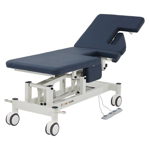 Mesa de exploración de cardiología - CARNB - Pacific Medical - eléctrica / de altura variable / con ruedas