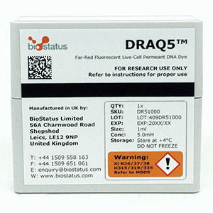 Reactivo en solución - DRAQ5™ - BioStatus - colorante / para la investigación / para histologia