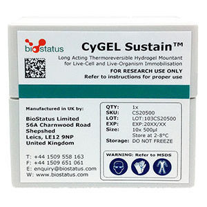 Reactivo solución de coloración - CyGEL Sustain™ - BioStatus - para la investigación / para citología / hidrogel