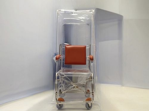 Silla de traslado de pacientes de biocontención - Aura - Stretchers Industries - de interior / con reposabrazos / con reposapiernas