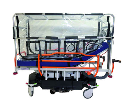 Carro camilla de transporte - MK 5 - Stretchers Industries - de emergencia / de aislamiento / de biocontención