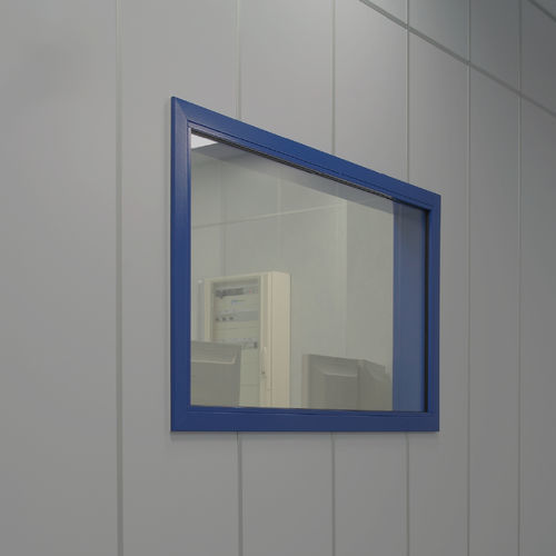 Ventana de protección radiológica - MeSpo - fija / de cristal de plomo