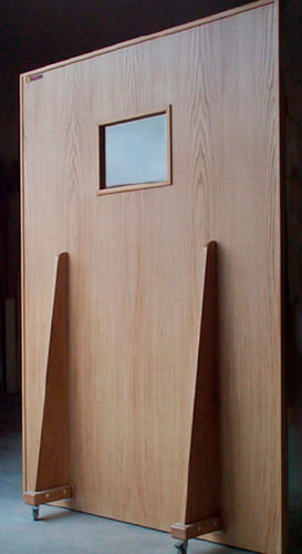 Pantalla de radioprotección rayos X - MeSpo - portátil / con ventanas / 0,50 mm
