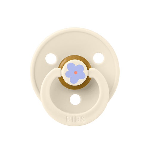 Chupete de látex - STUDIO Colour Jasmine  - BIBS - tetina con forma redonda / beis / + 6 meses
