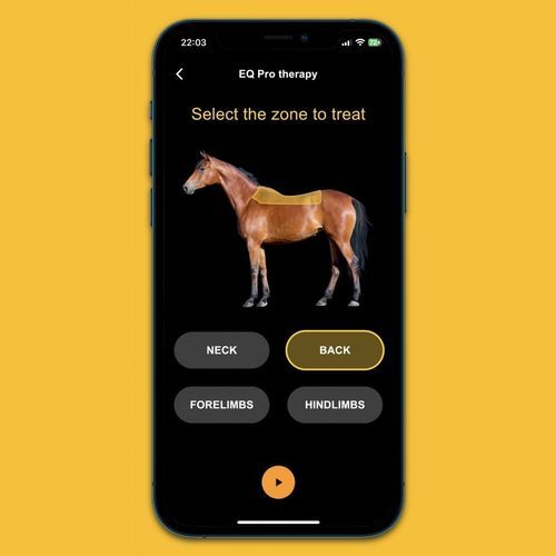 Aplicación para móviles de rehabilitación - EQ Veterinary Technologies - para équidos / de control / de tratamiento