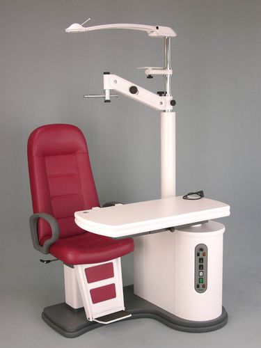 Unidad de refracción - Panvisus C Rondo - F.I.S.O - Fabbrica Italiana Strumenti Oftalmici - con sillón / compacta
