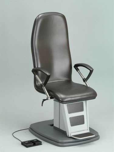 Sillón de reconocimiento de oftalmología - Gloria - F.I.S.O - Fabbrica Italiana Strumenti Oftalmici - eléctrico / con pedal / con reposapiernas