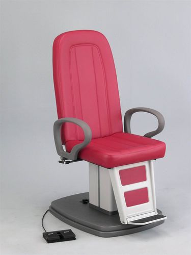 Sillón de reconocimiento de oftalmología - Liberty - F.I.S.O - Fabbrica Italiana Strumenti Oftalmici - eléctrico / con pedal / de altura variable