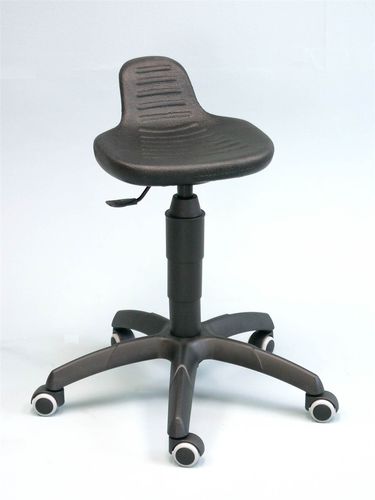 Taburete para centro sanitario - Art. 92-IB - F.I.S.O - Fabbrica Italiana Strumenti Oftalmici - de altura variable / neumático / con ruedas