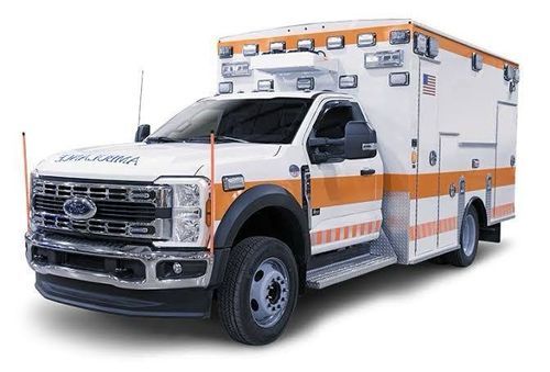 Ambulancia para cuidados intensivos - Ford F550 - ICU AUTOMOTIVE IMPORT EXPORT AND CONSULTING. - de traslado / con cuerpo modular independiente / tipo B