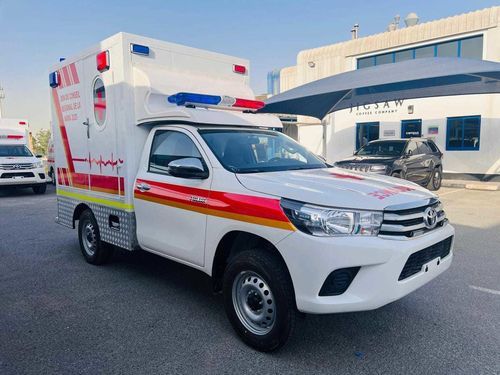 Ambulancia para cuidados intensivos - Toyota Hilux  - ICU AUTOMOTIVE IMPORT EXPORT AND CONSULTING. - para el traslado de pacientes / con cuerpo modular independiente / tipo A