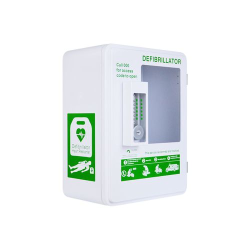 Armario de seguridad - M3K - Shenzhen WAP-health Technology - para desfibrilador / de emergencia / con puerta