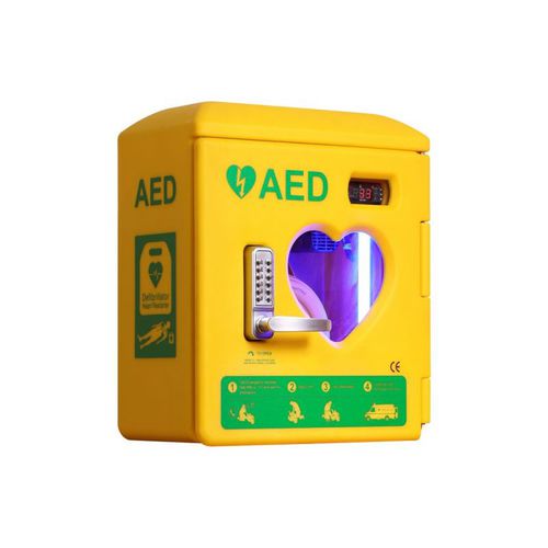 Armario de seguridad - P13  - Shenzhen WAP-health Technology - para desfibrilador / de emergencia / con puerta