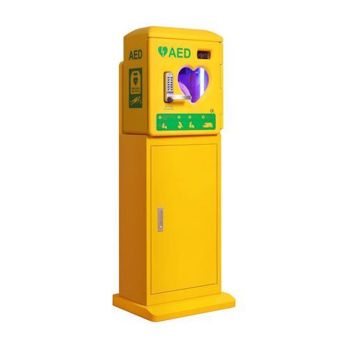 Armario de seguridad - P13  - Shenzhen WAP-health Technology - de emergencia / para desfibrilador / con puerta