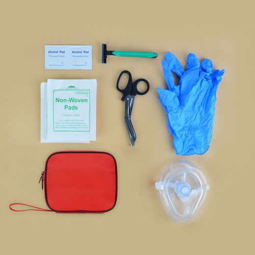 Kit médico de reanimación - 3034S - Shenzhen WAP-health Technology - de primeros auxilios / para RCP / con guantes