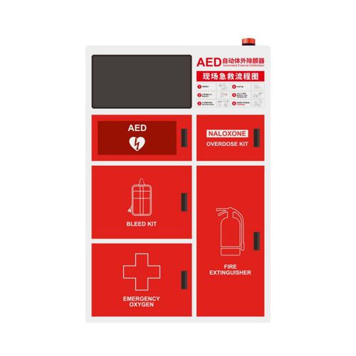 Armario para desfibrilador - FAS - Shenzhen WAP-health Technology - para bombonas de gas / de primeros auxilios / con estante