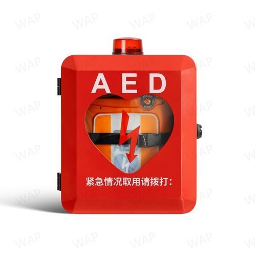 Armario de seguridad - WAP-M16OC - Shenzhen WAP-health Technology - para desfibrilador / con puerta / con puerta abatible