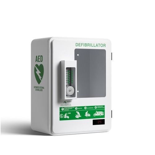 Armario de seguridad - WAP-M3KH - Shenzhen WAP-health Technology - calefactado / para desfibrilador / de pared