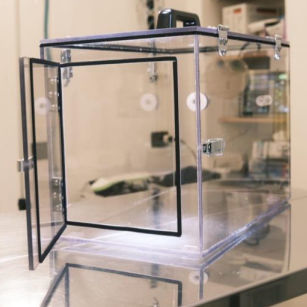 Cámara de inducción de anestesia veterinaria - Box Easy Enter - Alfaplex - para mamíferos / para ratones / para ratas