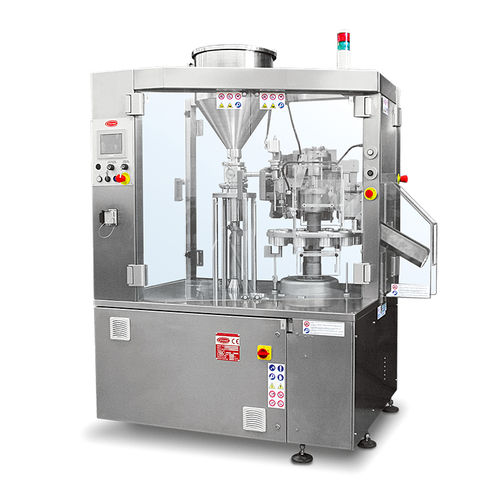 Máquina de llenado semiautomática - E250 Semi - TGM - TECNOMACHINES srl - de pie / para la industria farmacéutica