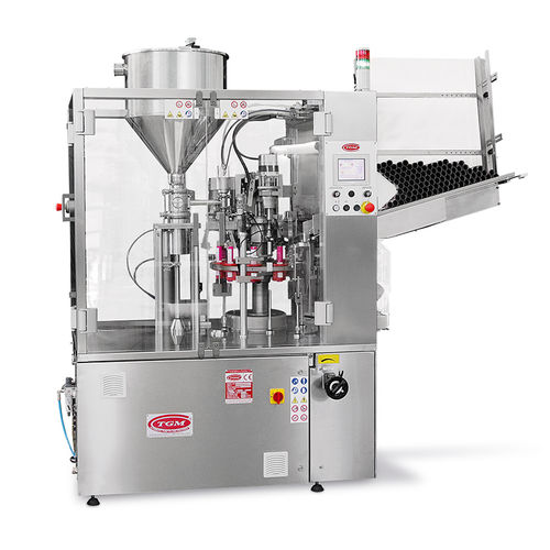 Máquina de llenado automática - E250 Matic - TGM - TECNOMACHINES srl - de pie / para tuberías / para tubos